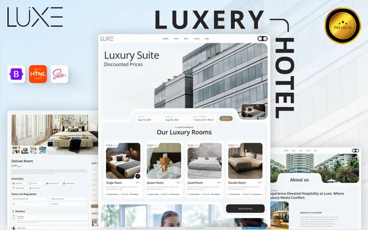 How to Craft the Most Welcoming Online Project Using Hotel Website Templates?