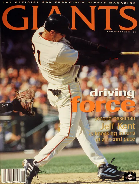 2000 giants magazine, jeff kent, driving force