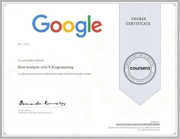 TOP COURSES COURSERA WITH CERTIFICATION 2025