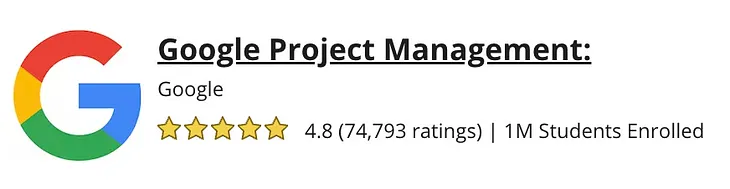 [Course Review] I Finished Google’s Project Management Course in 1 Month