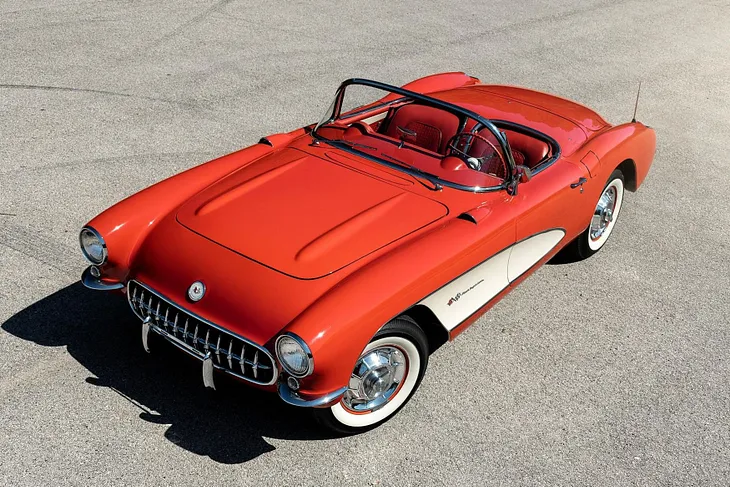 <img src="1957-corvette.jpg" alt="1957 Chevrolet Corvette Fuelie">