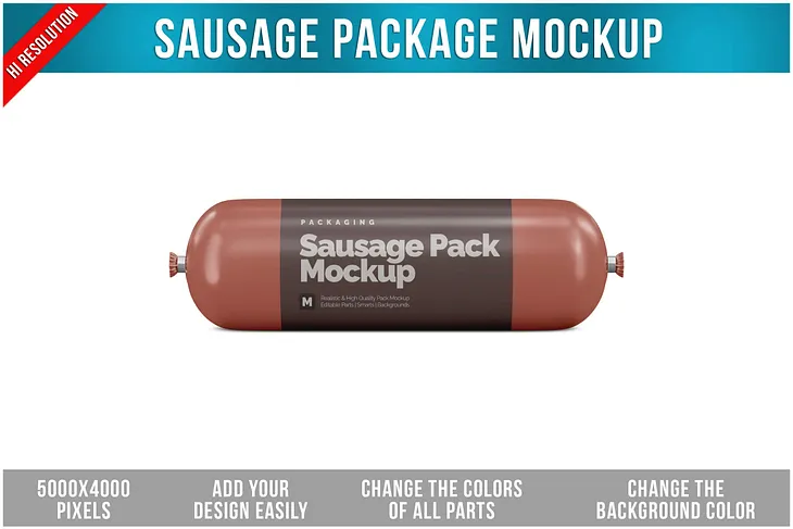 Sausage Mockup