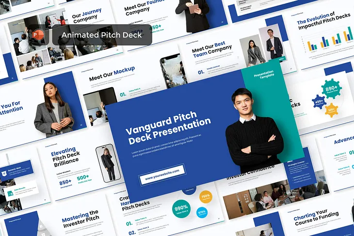 Pitch Deck Animated PowerPoint Cover Image 1