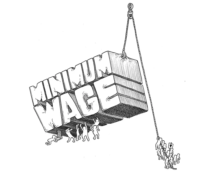 Minimum wage cartoon