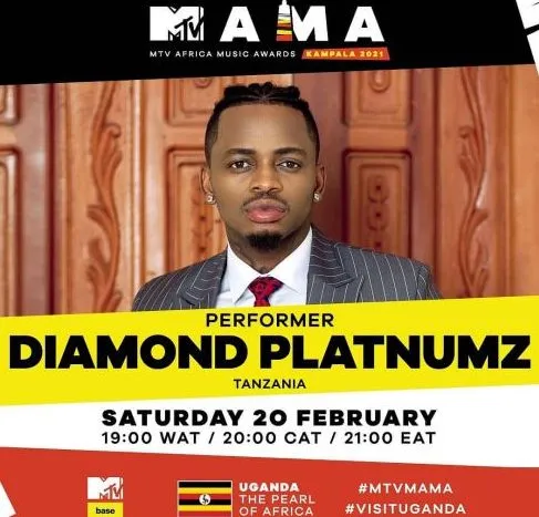 Diamond Platnumz set to Perform at MTV MAMA Awards 2021