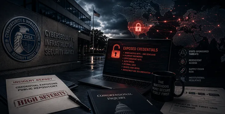 When the Watchdog Leaks: The CISA Credential Exposure and the Institutional Crisis It Reveals