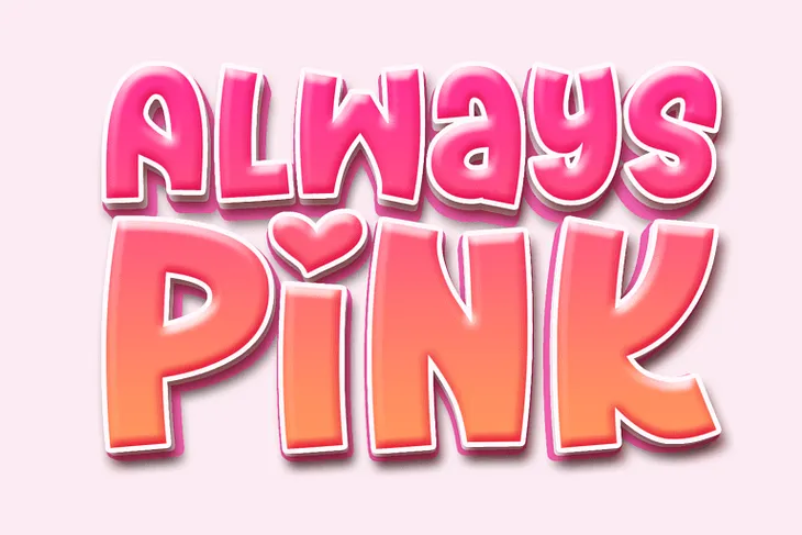 Always Pink Font