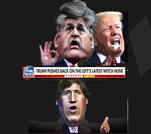 Sean Hannity scores bigly against Tucker Carlson getting interview of rabid Trump