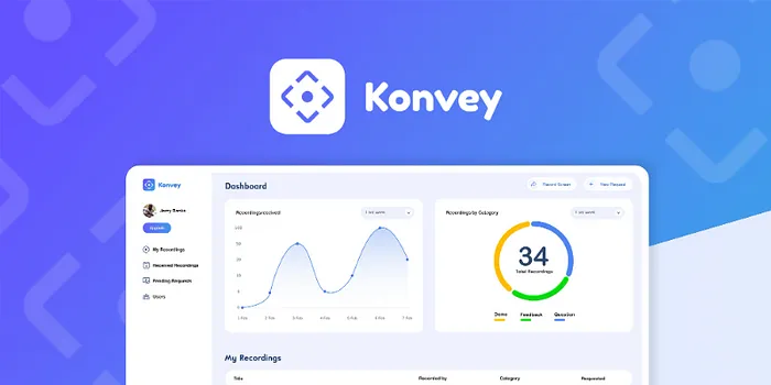 Konvey Lifetime Deal: Capture Video, Audio, & Screen Recordings