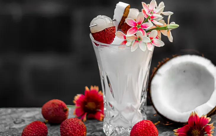 Lychee Colada: A True Summer Treat.