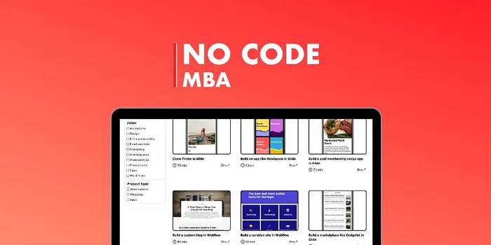 No Code MBA Lifetime Deal: Build Powerful Apps, Websites, & Automations Yourself