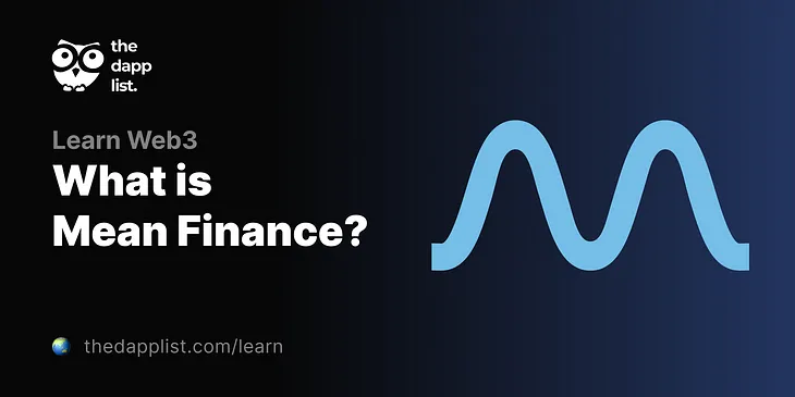 What is Mean Finance?