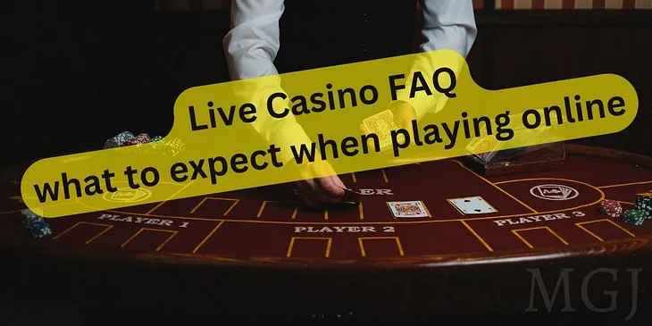 Blackjack table at a casino