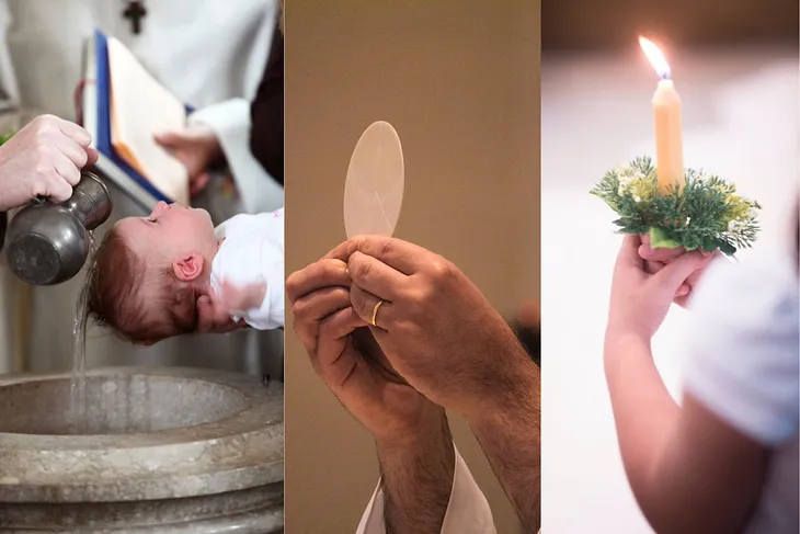 What’s the Difference Between Baptism, Communion, and Confirmation?
