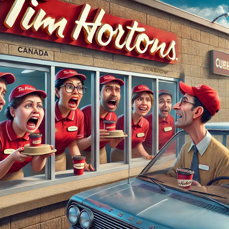 Canadians Complain About Low-Wage Jobs, Now Complain No Canadians Are at the Tims Window