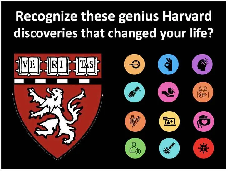 Recognize these 21 genius Harvard Medical School discoveries that changed your life?