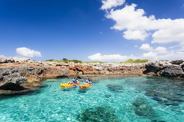 Around Menorca in Kayak