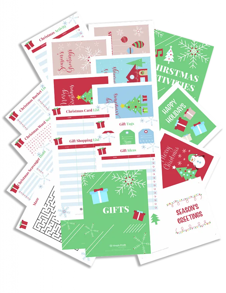 Free Christmas Planner Bundle — Organize Christmas | Angela Giles