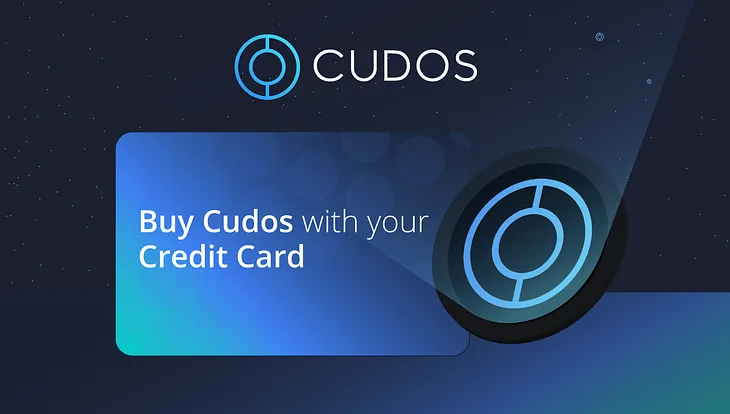 Get your hands on CUDOS tokens using just your credit or debit card 💳 — CUDOS