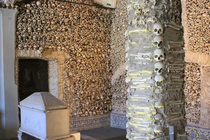 Bone Chapel in Évora, Portugal