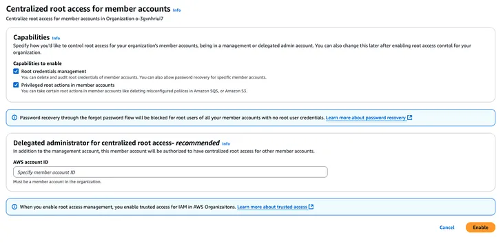 How to assume root user of an AWS account?