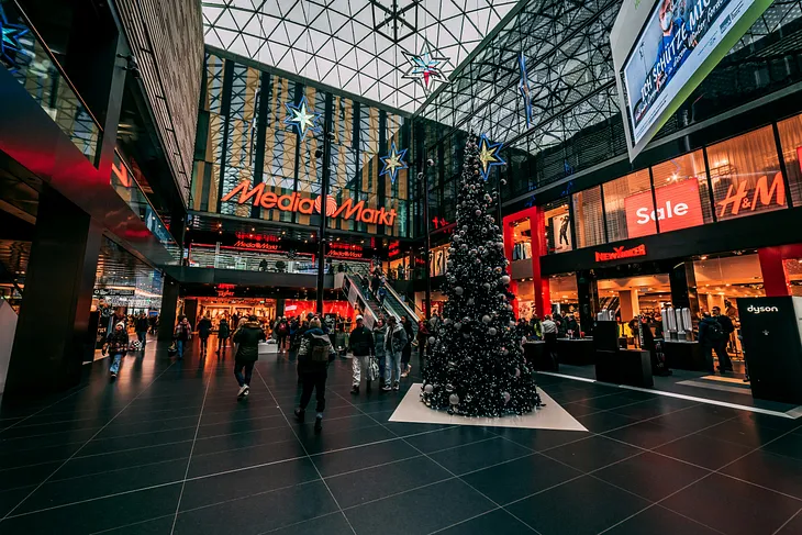 Shopping Malls Are in Full Christmas Mode!