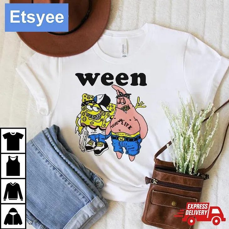 Ween Gangster Sponge And Pat T-Shirt