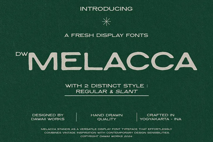 Malacca Font