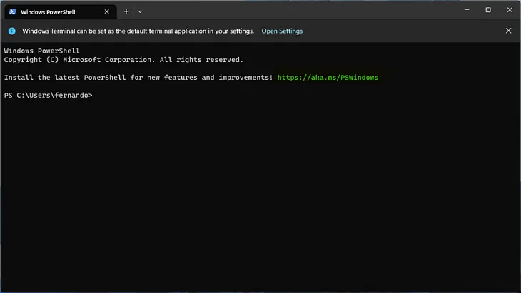 Windows 11, Windows Terminal, PowerShell 7 and Oh My Posh