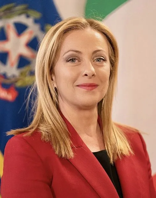 Official portrait of Italian Prime Minister Giorgia Meloni