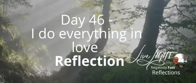 reflection - day 46