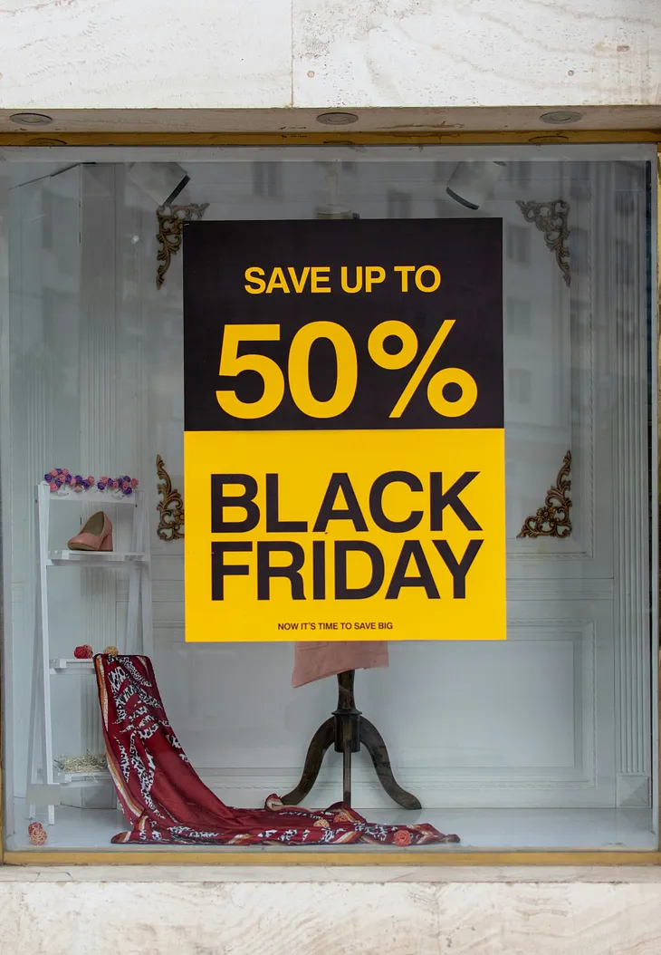 Black Friday sale ad