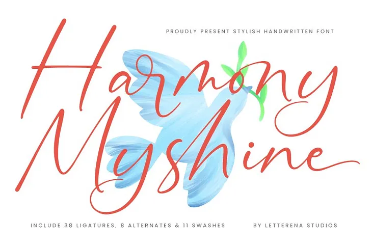 Harmony Myshine Font