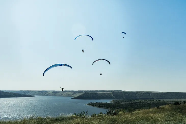 The Floating Parachutes