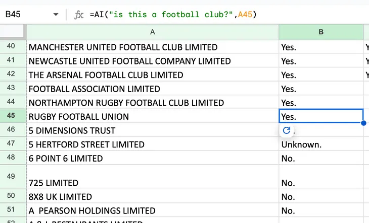 Google Sheets has a new AI function — how does it perform on classification tasks?