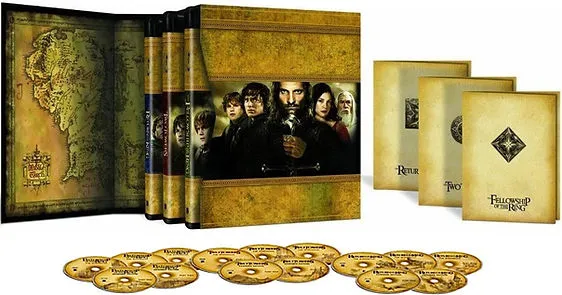 Lord of the Rings Blu-ray set.