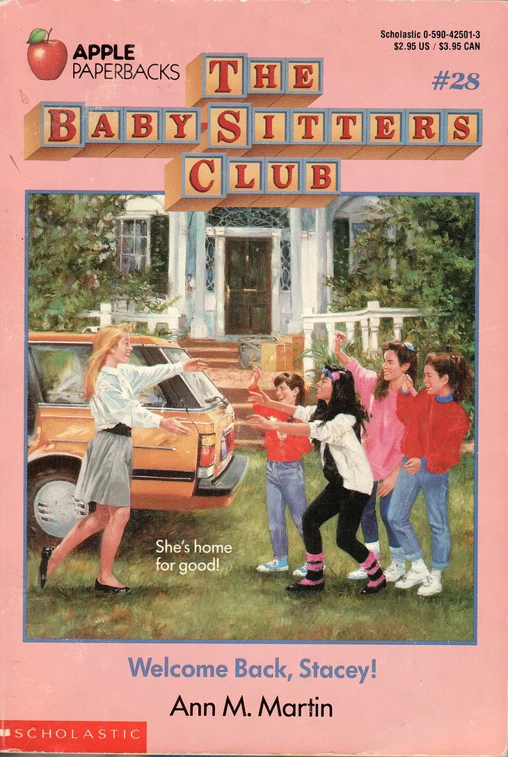 Rereading My Childhood — The Baby-Sitters Club #28: Welcome Back, Stacey! by Ann M. Martin