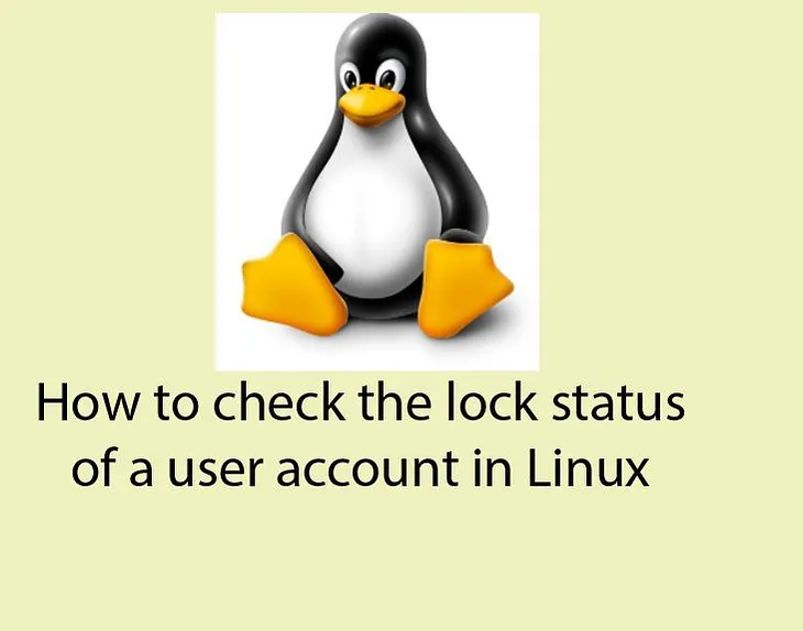 How to check the lock status of a user account in Linux
