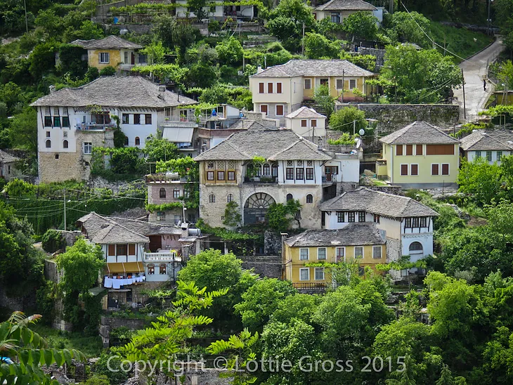 Gjirokaster houses