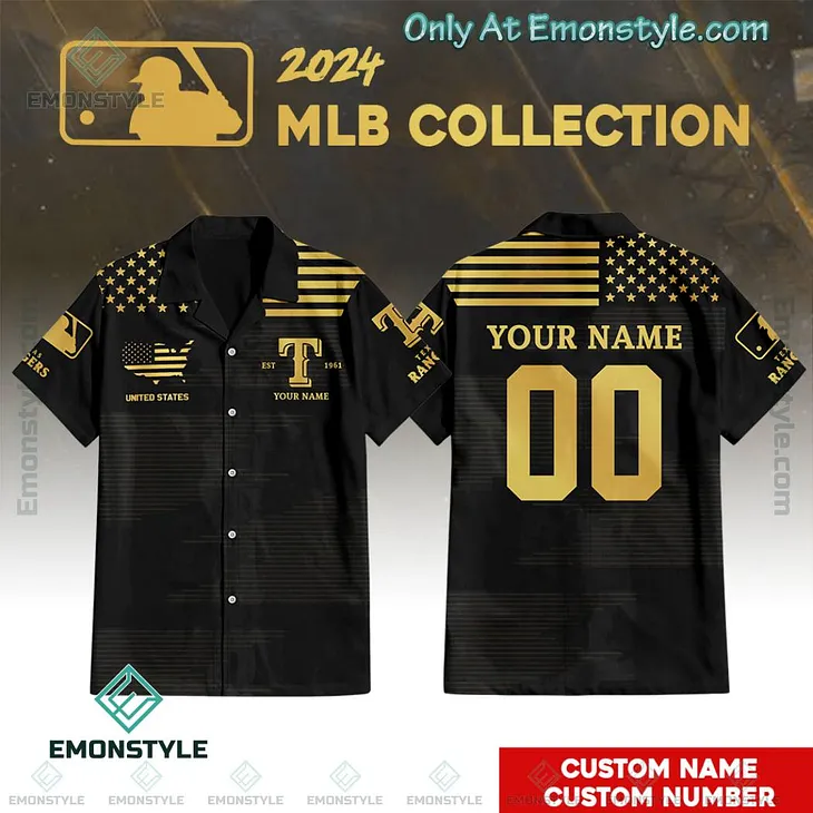 Strike Out in Style with a Personalized Texas Rangers Hawaiian Shirt