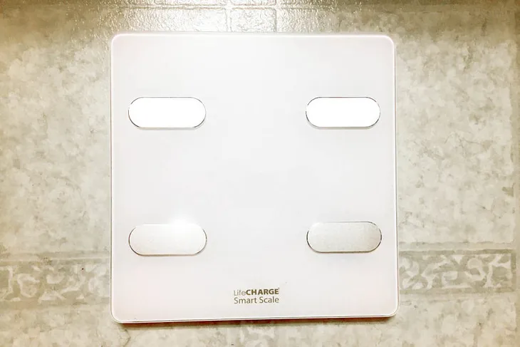 LifeCHARGE Smart Scale & Body Composition Analyzer connects with popular fitness apps