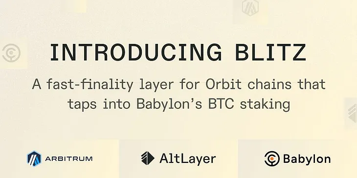 AltLayer’s “BLITZ” network is live!