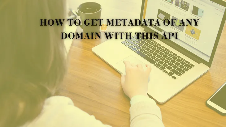 How To Get Metadata Of Any Domain With This API