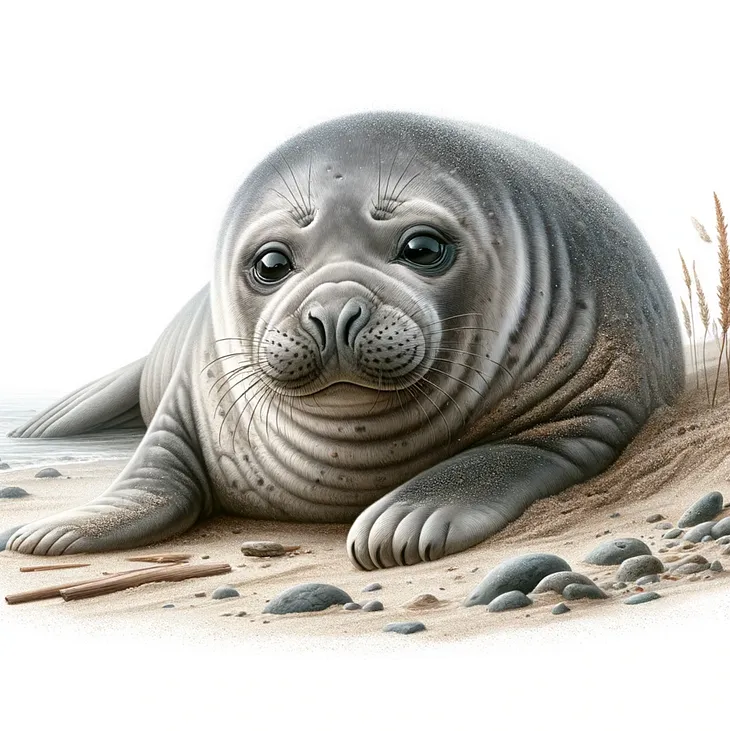 Unexpected Hero: Male Elephant Seal Rescues Drowning Pup