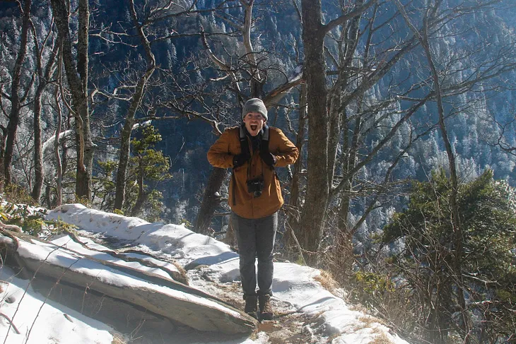 I hiked Mount LeConte, I came down in the dark