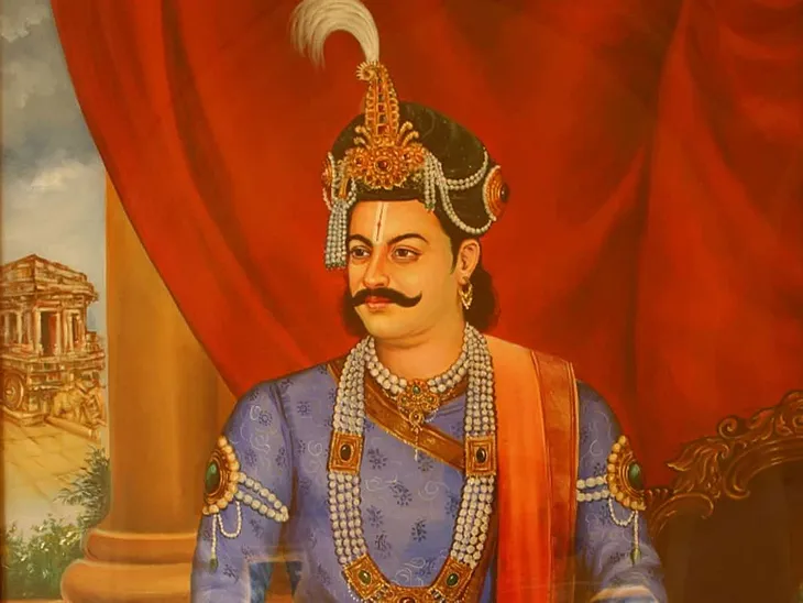 King Krishna Devaraya.