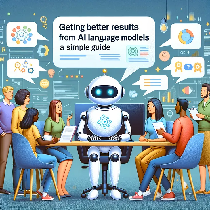 Image from The Godfather of Tech Medium Blog on getting better results from AI language models