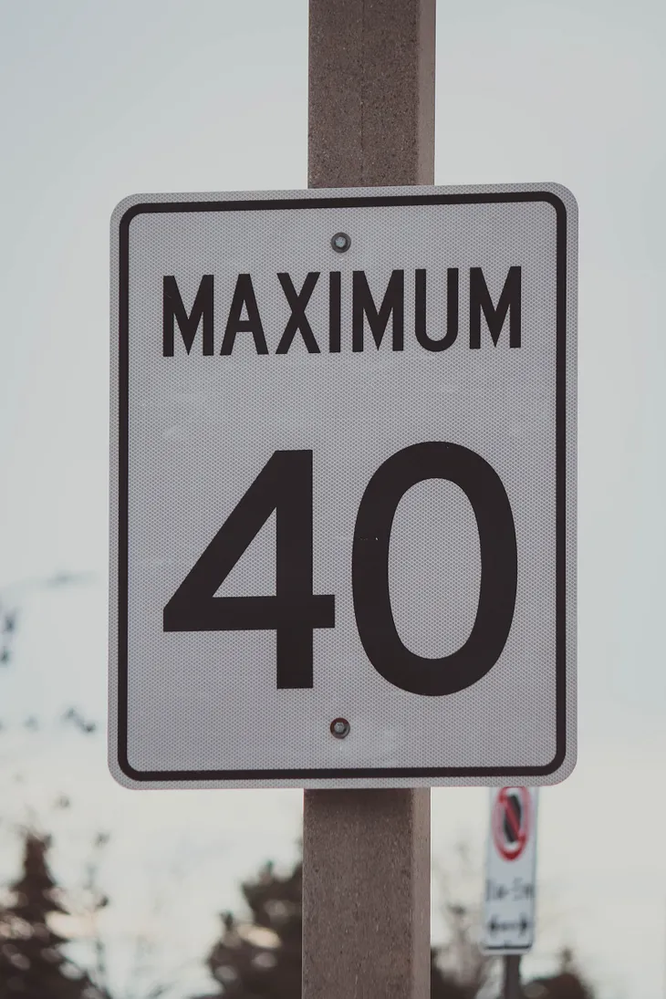 What to do if You Are Faced With Conflicting Speed Signs