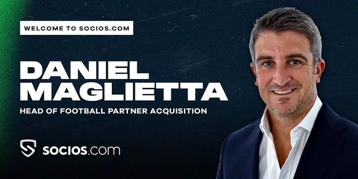 Socios.com Appoint Daniel Maglietta As Head Of Football Partner Acquisition