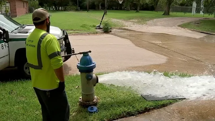 Texas House Speaker in Lake Jackson as town faces amoeba threat in the water